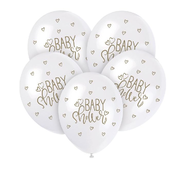 5pk Baby Shower Balloons