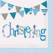 Blue Bunting Napkins