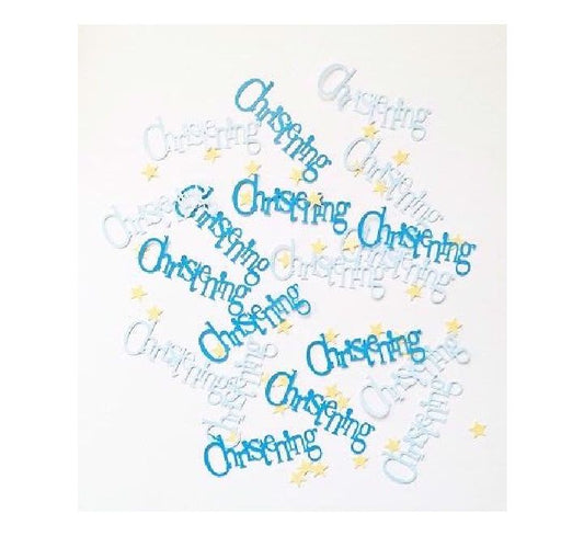 Christening Confetti - Blue