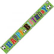 9ft Football Birthday Banner