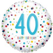 40th Birthday Balloon - Spots