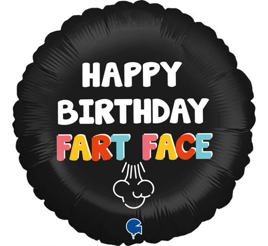 Happy Birthday Fart Face Balloon