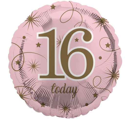 16 Today Balloon - Pink