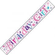 9ft Birthday Girl Banner