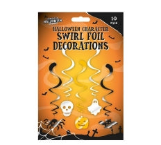 Halloween Swirl Decorations 10pk