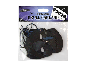 Halloween Skull Garland 3M