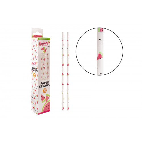 Watermelon Straws 20pk