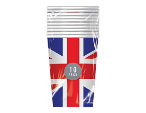 Union Jack Cups 10pk