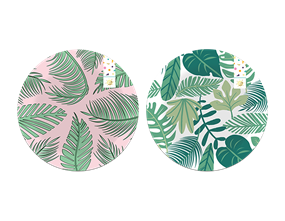 Summer Bamboo Plate